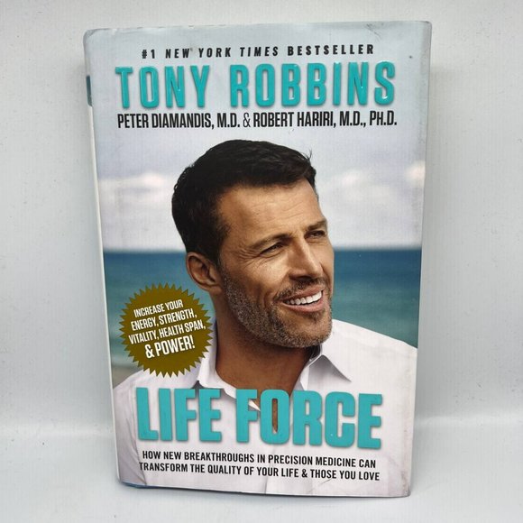 Life Force: How New Breakthroughs in‎ Precision ...Tony Robins Book Hardcover - Picture 1 of 10